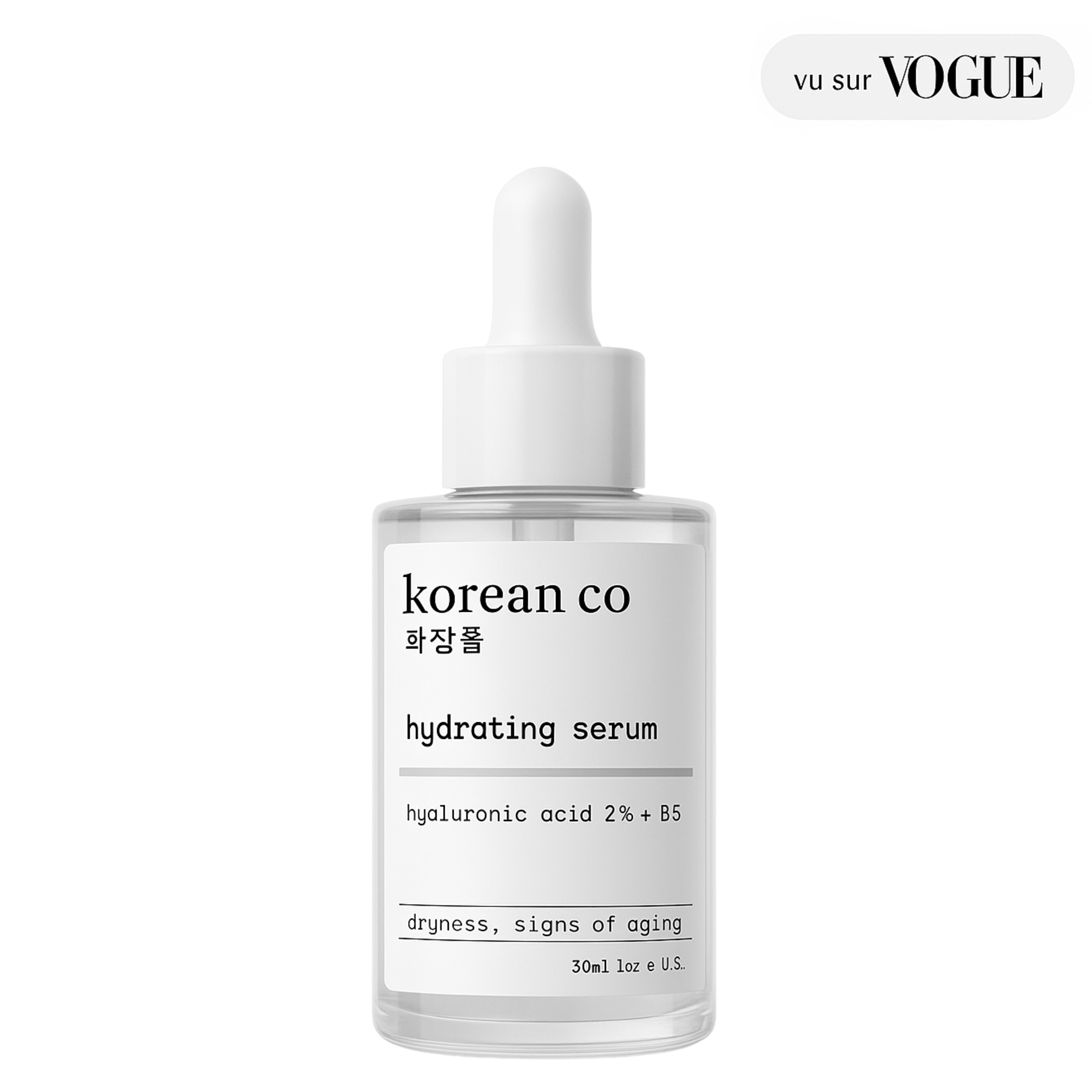 Sérum hydratant Acide Hyaluronique 2%